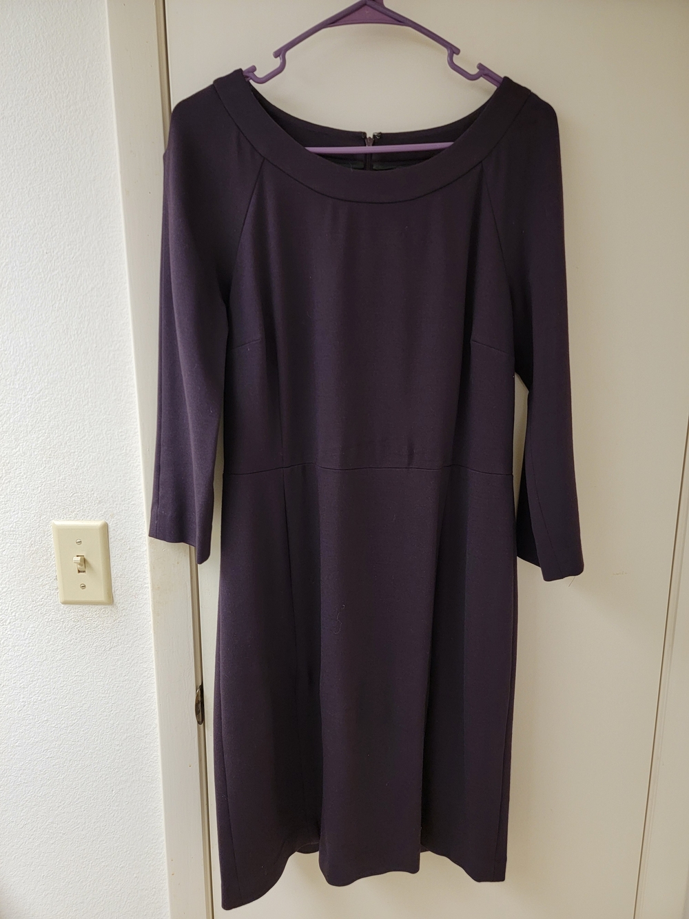 Banana Republic Deep Eggplant Purple Bodycon Sheath Dress!